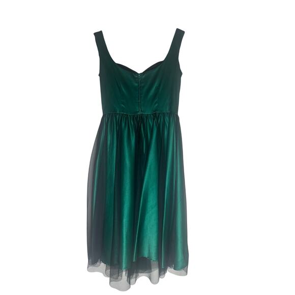 Stop Staring! Women's 6 Emerald Green Fit & Flare Party Dress Vintage-Inspired - Picture 9 of 13